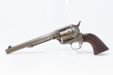 LETTERED 1882 COLT FRONTIER SIX-SHOOTER .44-40 WCF SAA Revolver 7 1/2 Antique ETCHED PANEL Black Powder Frame .44-40 6-Shooter - 9 of 17