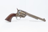 LETTERED 1882 COLT FRONTIER SIX-SHOOTER .44-40 WCF SAA Revolver 7 1/2 Antique ETCHED PANEL Black Powder Frame .44-40 6-Shooter