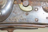 CIVIL WAR Antique WHITNEY ARMS Model 1816/22 .69 Caliber CONVERSION Musket1835 Dated Conversion Musket in .69 Caliber - 6 of 22