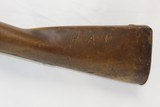 CIVIL WAR Antique WHITNEY ARMS Model 1816/22 .69 Caliber CONVERSION Musket1835 Dated Conversion Musket in .69 Caliber - 18 of 22