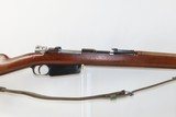 DWM ARGENTINE CONTRACT M1891 Bolt Action 7.65mm MAUSER Infantry Rifle C&R
With BAYONET, SHEATH, FROG, and LEATHER SLING - 4 of 21
