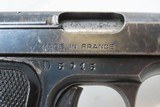 FRENCH M.A.B. Model “D” 7.65mm SEMI-AUTOMATIC Hammerless POCKET Pistol C&R.32 ACP Caliber Based on the Model 1910 FN BROWNING - 15 of 20