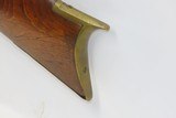 Engraved HENRY E. LEMAN Antique HALF-STOCK Percussion PENNSYLVANIA RifleRifle made in LANCASTER, PA - 18 of 19
