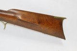 Engraved HENRY E. LEMAN Antique HALF-STOCK Percussion PENNSYLVANIA RifleRifle made in LANCASTER, PA - 15 of 19