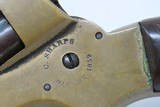 Antique CIVIL WAR/WILD WEST Era C. SHARPS Model 2 .30 RF PEPPERBOX Revolver 4-Shot FRONTIER Self Defense Pocket Gun - 6 of 19