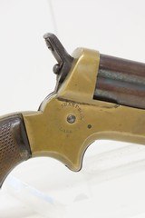 Antique CIVIL WAR/WILD WEST Era C. SHARPS Model 2 .30 RF PEPPERBOX Revolver 4-Shot FRONTIER Self Defense Pocket Gun - 18 of 19