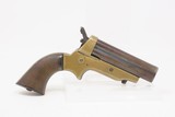 Antique CIVIL WAR/WILD WEST Era C. SHARPS Model 2 .30 RF PEPPERBOX Revolver 4-Shot FRONTIER Self Defense Pocket Gun - 16 of 19