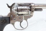 1880s Antique “SHERIFF’S” Model 1877 COLT “LIGHTNING” ETCHED PANEL Revolver Iconic DOUBLE ACTION COLT Made in 1885 - 18 of 19