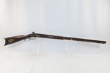 Antique OHIO RIFLE WORKS Half-Stock .32 Cal. Percussion American LONG RIFLE HUNTING/HOMESTEAD Long Rifle - 2 of 18