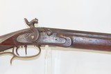 Antique OHIO RIFLE WORKS Half-Stock .32 Cal. Percussion American LONG RIFLE HUNTING/HOMESTEAD Long Rifle - 4 of 18