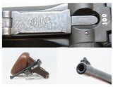 GERMAN DWM LUGER P.08 7.65x21mm PISTOL WWI IMPERIAL Great War C&R - 1 of 23