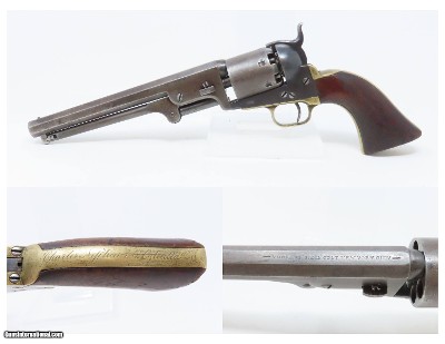 1852 CHARLES NEPHEW & Co. CALCUTTA COLT Model 1851 NAVY .36 Revolver Antique Early ’51 Navy Purchased by British Trader in India!