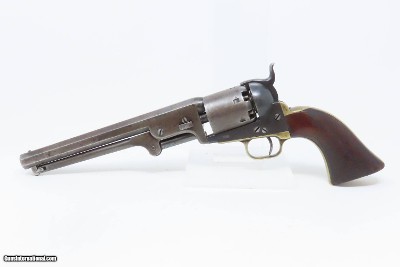 1852 CHARLES NEPHEW & Co. CALCUTTA COLT Model 1851 NAVY .36 Revolver Antique Early ’51 Navy Purchased by British Trader in India! - Image 2 of 18