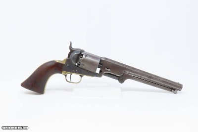1852 CHARLES NEPHEW & Co. CALCUTTA COLT Model 1851 NAVY .36 Revolver Antique Early ’51 Navy Purchased by British Trader in India! - Image 15 of 18