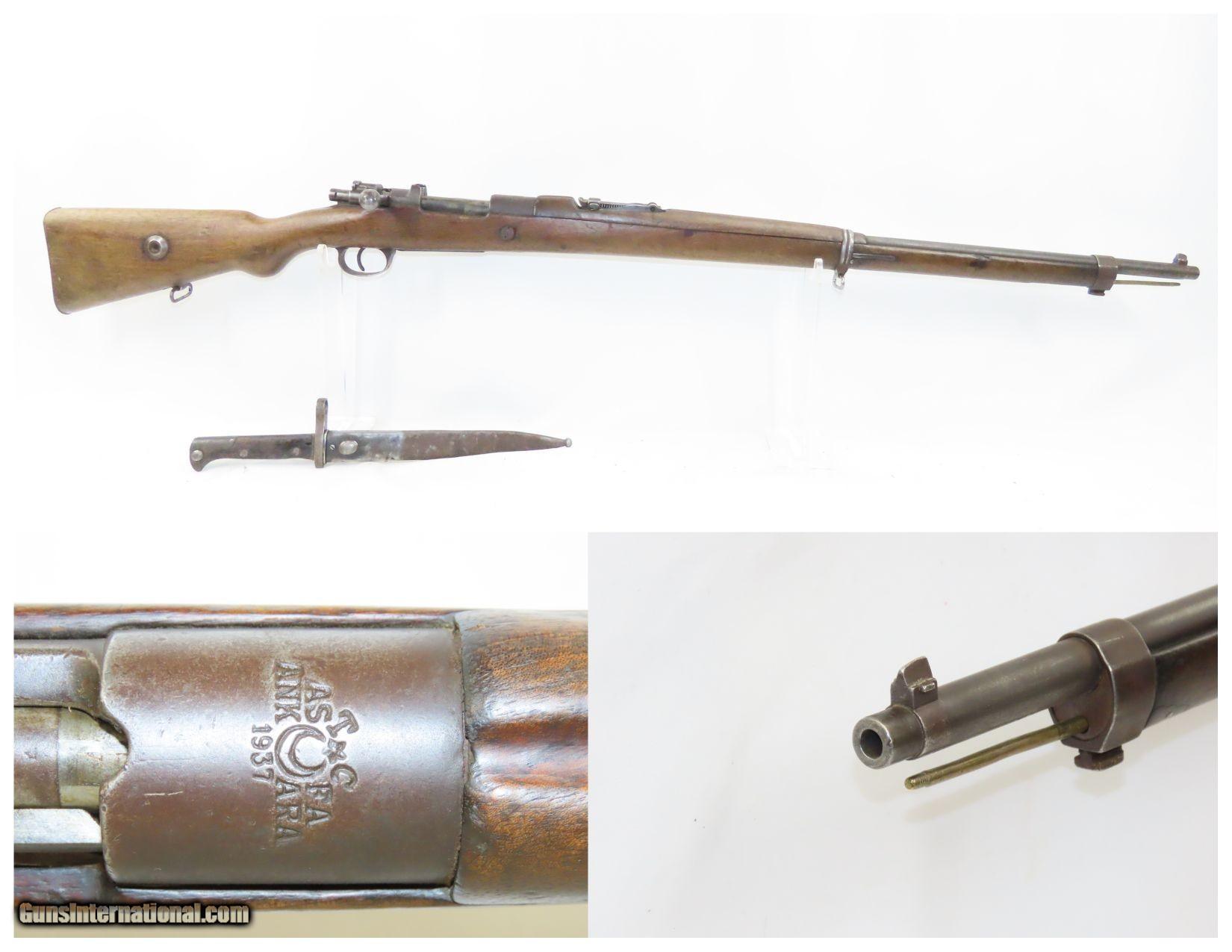 World War II Era TURKISH ANKARA Model 1903/38 7.92mm Cal. MAUSER Rifle ...