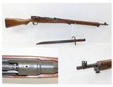 WORLD WAR II Era KOKURA Type 99 7.7mm JAPANESE Caliber C&R MILITARY Rifle
ARISAKA Rifle w/A-A SIGHT, BAYONET, and SCABBARD - 1 of 18