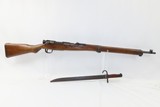 WORLD WAR II Era KOKURA Type 99 7.7mm JAPANESE Caliber C&R MILITARY Rifle
ARISAKA Rifle w/A-A SIGHT, BAYONET, and SCABBARD - 2 of 18