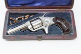 CASED LONDON COLT NEW LINE 7-Shot .22 Short Revolver England Nickel Antique E.M. Reilly 16 New Oxford Street - 4 of 21