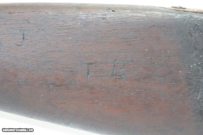 1862 CONFEDERATE C.S. RICHMOND ARMORY HUMPBACK MUSKET CSA Civil War Antique Made with Machinery & Parts Captured at Harpers Ferry! - Image 15 of 25