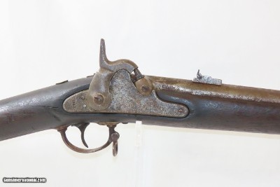1862 CONFEDERATE C.S. RICHMOND ARMORY HUMPBACK MUSKET CSA Civil War Antique Made with Machinery & Parts Captured at Harpers Ferry! - Image 4 of 25