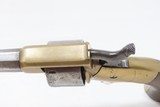 1862 Scarce E. A. PRESCOTT Long Frame POCKET Revolver CIVIL WAR Antique SERIAL NUMBER “87” with CIRCULAR SIDE PLATE - 7 of 16