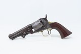 c1862 mfr MANHATTAN NAVY 4” 5-Shot .36 Revolver NEWARK NJ CIVIL WAR Antique With Multi-Panel ENGRAVED CYLINDER SCENE - 2 of 17