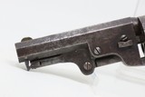 c1862 mfr MANHATTAN NAVY 4” 5-Shot .36 Revolver NEWARK NJ CIVIL WAR Antique With Multi-Panel ENGRAVED CYLINDER SCENE - 5 of 17