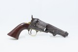 c1862 mfr MANHATTAN NAVY 4” 5-Shot .36 Revolver NEWARK NJ CIVIL WAR Antique With Multi-Panel ENGRAVED CYLINDER SCENE - 14 of 17