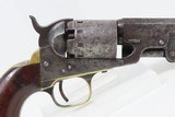 c1862 mfr MANHATTAN NAVY 4” 5-Shot .36 Revolver NEWARK NJ CIVIL WAR Antique With Multi-Panel ENGRAVED CYLINDER SCENE - 16 of 17