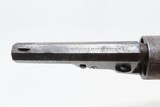 c1862 mfr MANHATTAN NAVY 4” 5-Shot .36 Revolver NEWARK NJ CIVIL WAR Antique With Multi-Panel ENGRAVED CYLINDER SCENE - 8 of 17