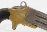 RARE c1870 FRANK WESSON Small Frame WATCH FOB Swivel Breech 2-Barrel DERINGER Antique 1 of Less Than 3,000 Made - 17 of 18