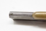 RARE c1870 FRANK WESSON Small Frame WATCH FOB Swivel Breech 2-Barrel DERINGER Antique 1 of Less Than 3,000 Made - 13 of 18