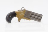 RARE c1870 FRANK WESSON Small Frame WATCH FOB Swivel Breech 2-Barrel DERINGER Antique 1 of Less Than 3,000 Made - 15 of 18