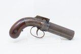 ALLEN & THURBER PEPPERBOX Revolver WORCHESTER MASS 49ers Gold Rush
Antique 6-Shot .32 Revolver from The 1840s! - 13 of 16