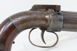 ALLEN & THURBER PEPPERBOX Revolver WORCHESTER MASS 49ers Gold Rush
Antique 6-Shot .32 Revolver from The 1840s! - 15 of 16