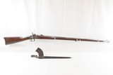 1863 WILLIAM MUIR Model 1861 INFANTRY RIFLE-MUSKET Windsor CIVIL WAR Antique ACW Everyman’s Primary Arm w/SOCKET BAYONET - 2 of 21