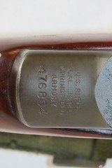 1942 SPRINGFIELD M1 GARAND .30-06 Infantry Rifle WORLD WAR II George Patton With BAYONET, SHEATH, and SLING C&R - 8 of 19