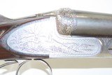 Factory GAME SCENE ENGRAVED 12 g. Double Barrel French BLONDEL Shotgun C&RBELGIAN PROOFED French Turn of the Century Shotgun - 15 of 21