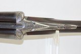Factory GAME SCENE ENGRAVED 12 g. Double Barrel French BLONDEL Shotgun C&RBELGIAN PROOFED French Turn of the Century Shotgun - 13 of 21