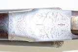 Factory GAME SCENE ENGRAVED 12 g. Double Barrel French BLONDEL Shotgun C&RBELGIAN PROOFED French Turn of the Century Shotgun - 7 of 21