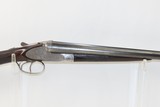 Factory GAME SCENE ENGRAVED 12 g. Double Barrel French BLONDEL Shotgun C&RBELGIAN PROOFED French Turn of the Century Shotgun - 18 of 21