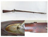 Antique U.S. SPRINGFIELD Model 1816 “Bolster” Conversion Percussion MUSKET
Flintlock to Percussion Conversion circa 1852