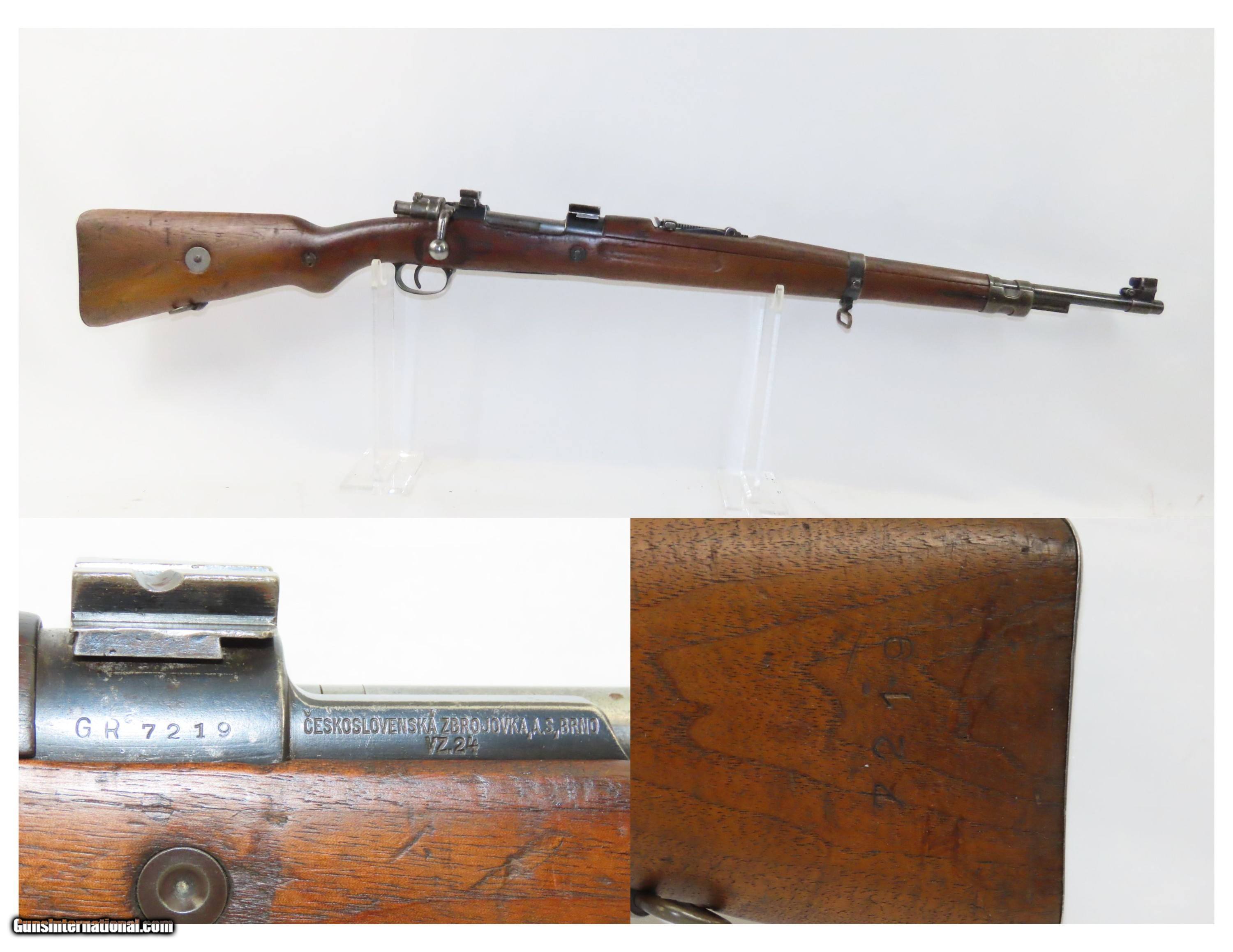 WWII Czech BRNO ARMS 8mm Caliber Vz. 24 MAUSER Bolt Action SNIPER Rifle ...