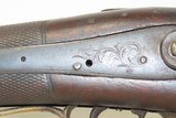 ENGRAVED Antique Half Stock BACK ACTION Percussion .42 Long Rifle FRONTIERMid-1800s HOMESTEAD/HUNTING Rifle - 6 of 18