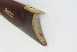 ENGRAVED Antique Half Stock BACK ACTION Percussion .42 Long Rifle FRONTIERMid-1800s HOMESTEAD/HUNTING Rifle - 18 of 18