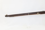 ENGRAVED Antique Half Stock BACK ACTION Percussion .42 Long Rifle FRONTIERMid-1800s HOMESTEAD/HUNTING Rifle - 16 of 18