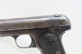 1910 COLT 1903 POCKET HAMMERLESS PISTOL .32 ACP John Moses Browning JMB C&R Iconic World War Era & Gangster Gun - 4 of 17