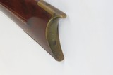 1834 DATED Antique HABERSTRO Full-Stock .52 Percussion Long Rifle FRONTIERKentucky Style HUNTING/HOMESTEAD Long Rifle - 18 of 18