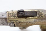 Rare NATIONAL ARMS “No. 1” DERINGER Brass Frame CASED BROOKLYN Antique Rarest SHORT BARREL No. 1 - 11 of 22