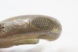 Rare NATIONAL ARMS “No. 1” DERINGER Brass Frame CASED BROOKLYN Antique Rarest SHORT BARREL No. 1 - 10 of 22